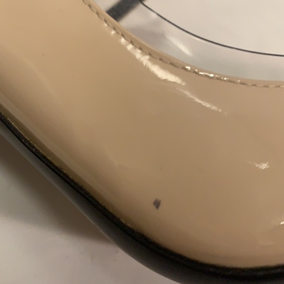 GIUSEPPE ZANOTTI nude pointed toe pumps with ankle t-strap size 40 - Picture 6 of 8